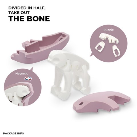 Magnetyczne figurki 3D zwierząt leśnych - Half Toys 3+