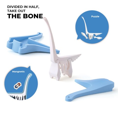 Magnetyczne figurki dinozaurów 3D rodzina - Half Toys 3+
