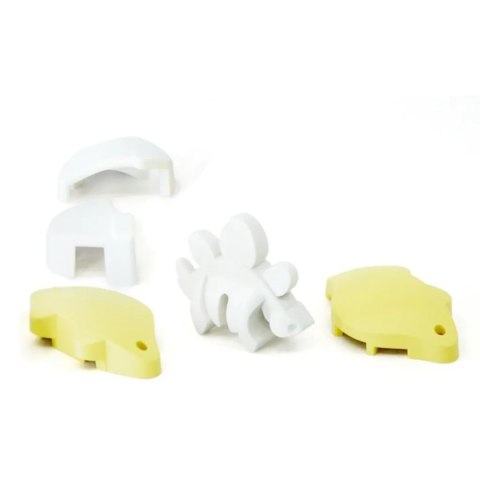 Magnetyczne figurki dinozaurów 3D rodzina - Half Toys 3+