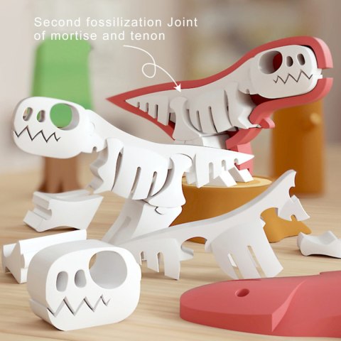 Magnetyczne figurki dinozaurów z dioramą - Half Toys 3+