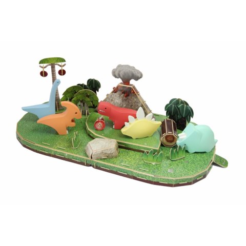 Magnetyczne figurki dinozaurów z dioramą - Half Toys 3+