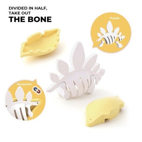 Magnetyczne figurki dinozaurów z dioramą - Half Toys 3+
