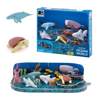 Magnetyczne zwierzaki Half Toys Ocean 3D - figurki dla dzieci 3+