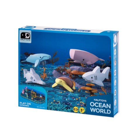 Magnetyczne zwierzaki Half Toys Ocean 3D - figurki dla dzieci 3+