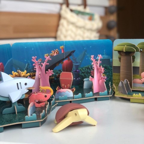 Magnetyczne zwierzaki Half Toys Ocean 3D - figurki dla dzieci 3+