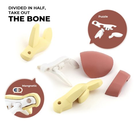 Magnetyczne zwierzaki Half Toys Ocean 3D - figurki dla dzieci 3+