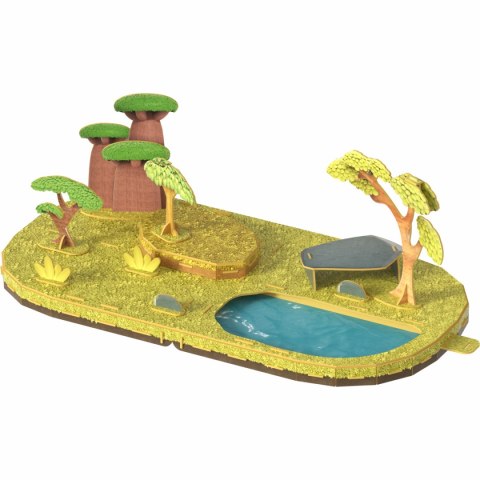 Magnetyczne zwierzaki Half Toys safari puzzle 3D - figurki 3+