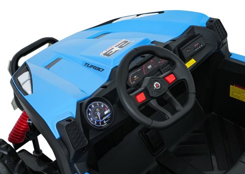 Buggy TURBO 23 Niebieski Pojazd dla dziecka na akumulator 24V