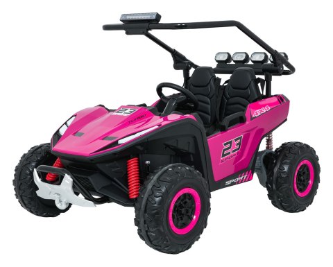 Dwuosobowy Pojazd Buggy na akumulator TURBO 23 Różowy
