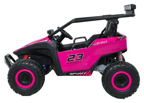 Dwuosobowy Pojazd Buggy na akumulator TURBO 23 Różowy