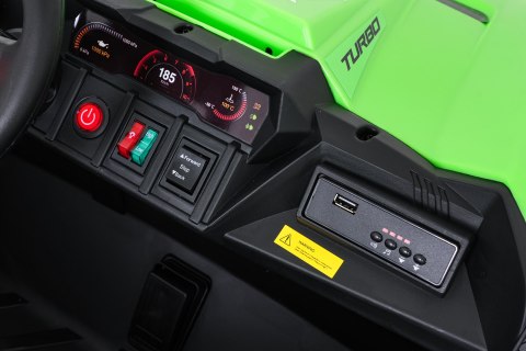 Buggy na akumulator TURBO 23 Zielony 24V 4x200W