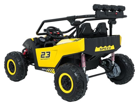 Auto na akumulator Buggy TURBO 23 Żółty 24V 4x200W żółty