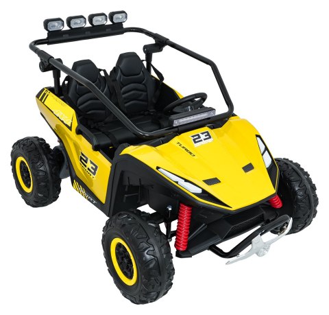Auto na akumulator Buggy TURBO 23 Żółty 24V 4x200W żółty