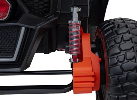 Duży Buggy na akumulator 4x200W UTV X3 Off-Road Pomarańczowy 24V