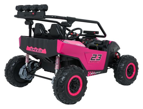 Dwuosobowy Pojazd Buggy na akumulator TURBO 23 Różowy
