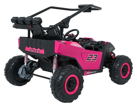 Dwuosobowy Pojazd Buggy na akumulator TURBO 23 Różowy