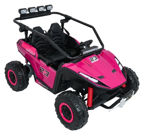 Dwuosobowy Pojazd Buggy na akumulator TURBO 23 Różowy