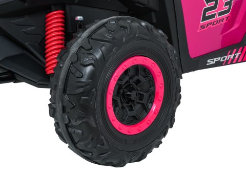 Dwuosobowy Pojazd Buggy na akumulator TURBO 23 Różowy