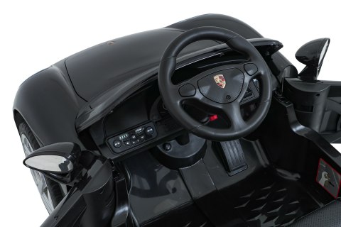 Pojazd Porsche 911 Carrera dla dzieci 2x35W Czarny