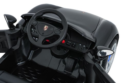 Pojazd Porsche 911 Carrera dla dzieci 2x35W Czarny