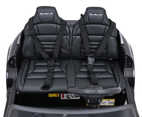 Porsche Taycan Turbo S Czarny 24V Autko na Akumulator 2x90W dla Dzieci