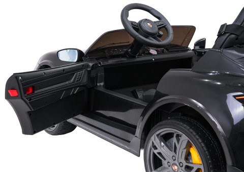 Porsche Taycan Turbo S Czarny 24V Autko na Akumulator 2x90W dla Dzieci
