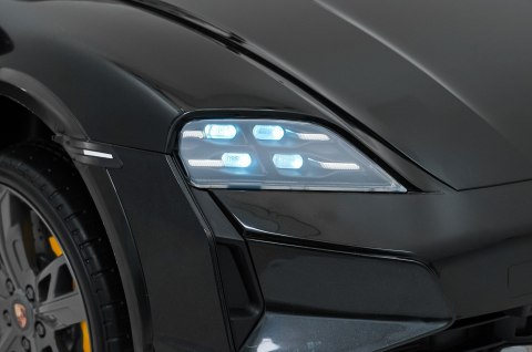 Porsche Taycan Turbo S Czarny 24V Autko na Akumulator 2x90W dla Dzieci