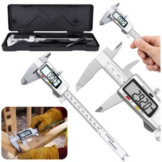 Suwmiarka Elektroniczna Cyfrowa LCD Precyzyjna Ze Stali Nierdzewnej 150 mm
