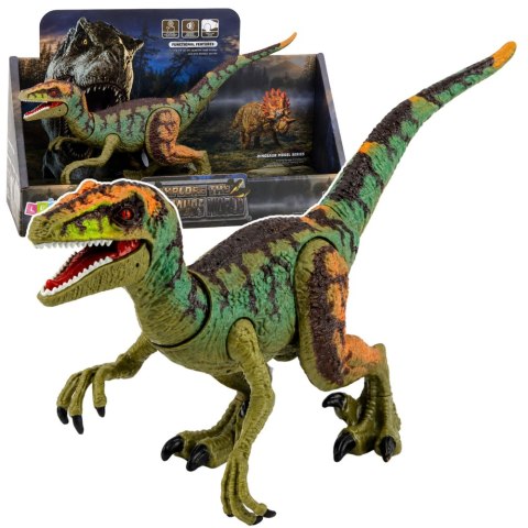 Figurka Dinozaura Velociraptor Realistyczny Ruchome Kończyny Dźwięki