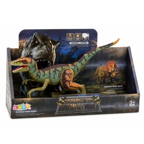 Figurka Dinozaura Velociraptor Realistyczny Ruchome Kończyny Dźwięki