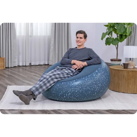 Fotel dmuchany pufa dmuchana puf materac do siedzenia 112x112 cm Bestway 75154