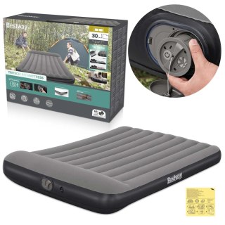 Materac dmuchany 203x152x30 cm z wbudowaną pompką elektryczną Bestway 671BS