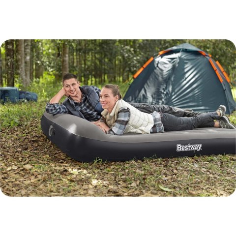 Materac dmuchany 203x152x30 cm z wbudowaną pompką elektryczną Bestway 671BS