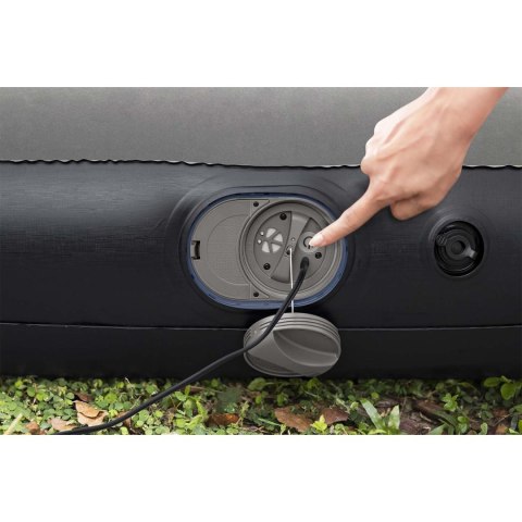 Materac dmuchany 203x152x30 cm z wbudowaną pompką elektryczną Bestway 671BS