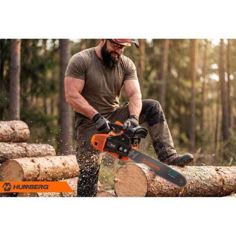 Piła spalinowa łańcuchowa pilarka do drewna 10" Humberg HM-663 + olej