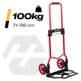 Wózek transportowy składany taczkowy młynarka magazynowy 100kg Humberg HM-517