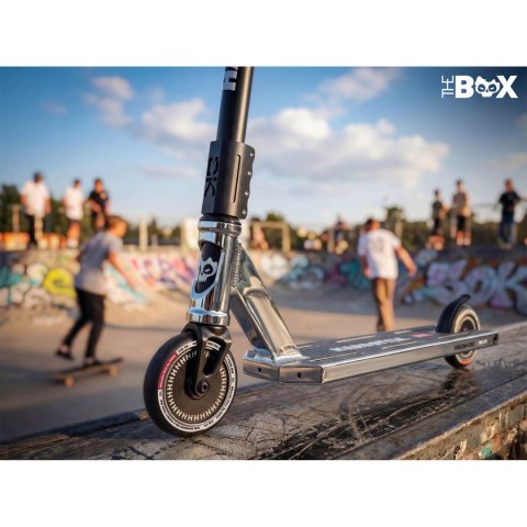 Hulajnoga wyczynowa SOKE BOX srebrno-czarna