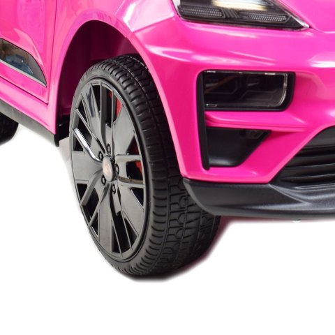 Oryginalne Porsche Macan na akumulator dla dziewczynki różowe/DK666