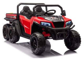 Pojazd Na Akumulator 6 Kół XB-1038A 4x4 24V Czerwony