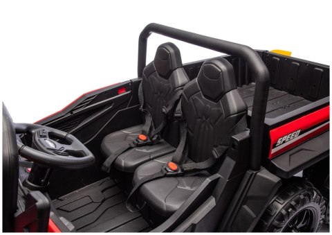 Pojazd Na Akumulator 6 Kół XB-1038A 4x4 24V Czerwony