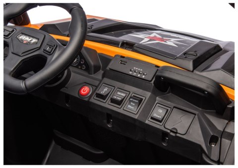Pojazd Na Akumulator 6 Kół XB-1038A 4x4 24V Pomarańczowy