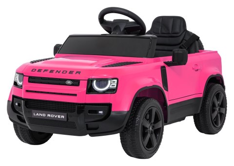 Auto Land Rover Defender różowe na akumulator dla dzieci + pilot R/C