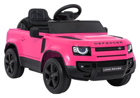 Auto Land Rover Defender różowe na akumulator dla dzieci + pilot R/C