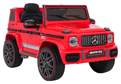 Pojazd Mercedes G63 AMG LIFT Czerwony