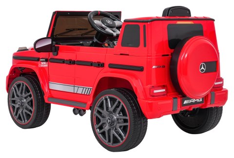 Pojazd Mercedes G63 AMG LIFT Czerwony