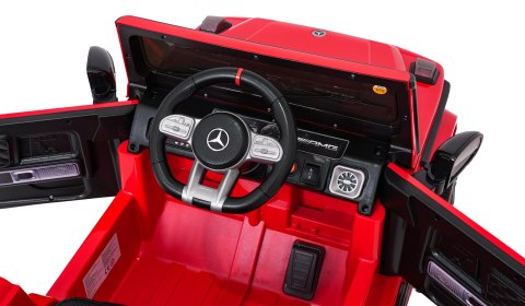 Pojazd Mercedes G63 AMG LIFT Czerwony