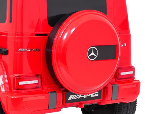 Pojazd Mercedes G63 AMG LIFT Czerwony