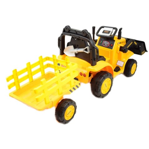 SUPER TRAKTOR Z ŁYŻKĄ YT - NA AKUMULATOR , PILOT, APLIKACJA/YT1066 Super traktor z przyczepą i łyżką,pilota, aplikacja/YT1066