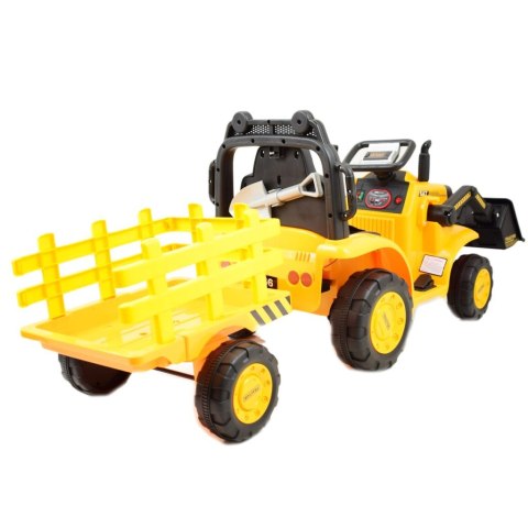 SUPER TRAKTOR Z ŁYŻKĄ YT - NA AKUMULATOR , PILOT, APLIKACJA/YT1066 Super traktor z przyczepą i łyżką,pilota, aplikacja/YT1066