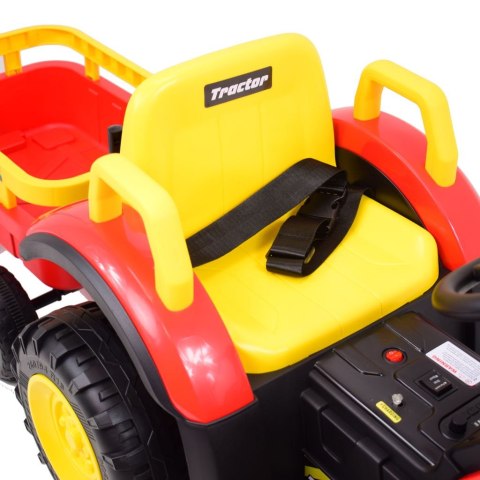 Super traktor STRONG z przyczepą z dyszlem,wózkiem/FB319T